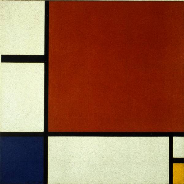 Piet Mondrian, Composition II in Red, Blue, and Yellow, 1930